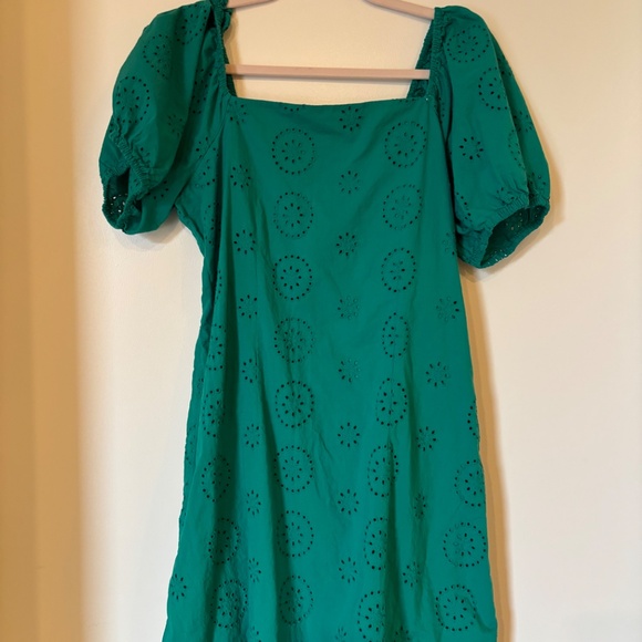 Lauren Conrad Short Puff Sleeve Squareneck Mini Dress - Picture 6 of 11